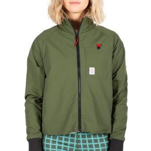 Topo Designs Olive Green Lightweight Wind Jacket‎ Size Small